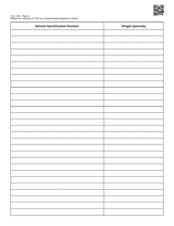 Form 788 Affidavit for Issuance of Title for a Proportionally Registered Vehicle - Oklahoma, Page 2