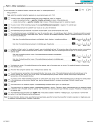Form UHT-2900 Underused Housing Tax Return and Election Form - Canada, Page 5