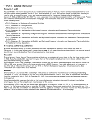 Form T1139 Reconciliation of Business Income for Tax Purposes - Canada, Page 6