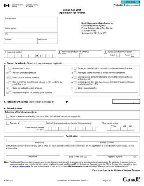 Form B256  Printable Pdf