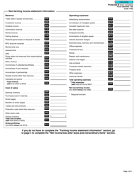 Form T1178 General Index of Financial Information - Short - Canada, Page 3