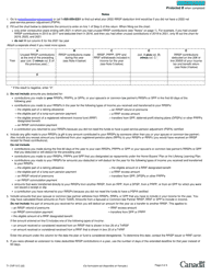 Form T1-OVP-S Simplified Individual Tax Return for Rrsp, Prpp and Spp Excess Contributions - Canada, Page 2