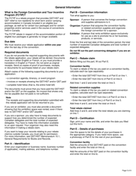 Form GST386 Rebate Application for Conventions - Canada, Page 5