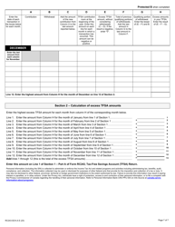 Form RC243 Schedule A Excess Tfsa Amounts - Canada, Page 7