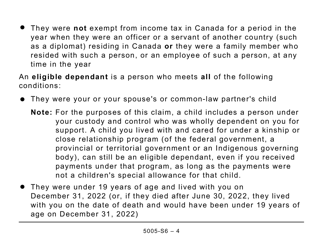 Form 5005-S6 Schedule 6 Canada Workers Benefit (For Qc Only) (Large Print) - Canada, Page 4