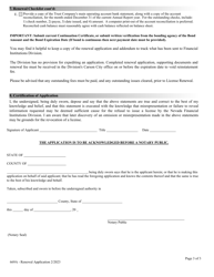 Application for Renewal of Licensing Family Trust Company - Nrs Chapter 669a - Nevada, Page 3