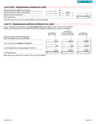 Form 5008-D Worksheet SK428 Saskatchewan - Canada, Page 3