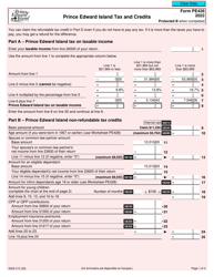 Form 5002-C (PE428) Prince Edward Island Tax and Credits - Canada