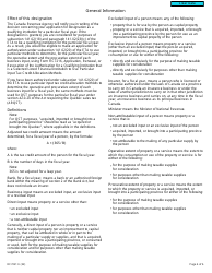 Form RC7221 Application for a Selected Listed Financial Institution of a Prescribed Class to Be Designated as a Qualifying Institution or Revocation of a Previously Granted Designation - Canada, Page 4