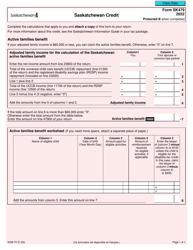 Document preview: Form SK479 (5008-TC) Saskatchewan Credit - Canada, 2022