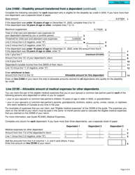 Form T1 (5013-D1) Federal Worksheet - Canada, Page 6