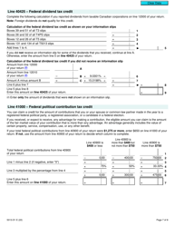 Form T1 (5013-D1) Federal Worksheet - Canada, Page 7