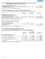 Form T2203 (9404-D) Worksheet NB428MJ Worksheet Nb428mj - Canada, Page 3