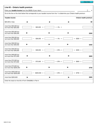 Form T2203 (9406-D) Worksheet ON428MJ Ontario - Canada, Page 4