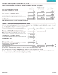 Form 5006-D1 Worksheet ON479 Ontario - Canada, Page 2