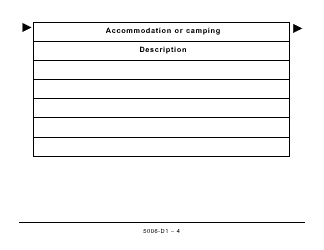 Form 5006-D1 Worksheet ON479 Ontario (Large Print) - Canada, Page 4