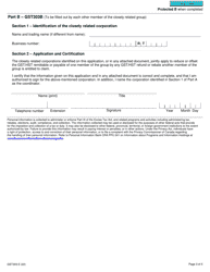 Form GST303 Application to Offset Taxes by Refunds or Rebates - Canada, Page 3