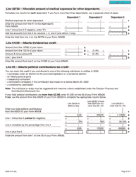 Form 5009-D Worksheet AB428 Alberta - Canada, Page 3