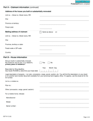 Form GST191 Gst/Hst New Housing Rebate Application for Owner-Built Houses - Canada, Page 2