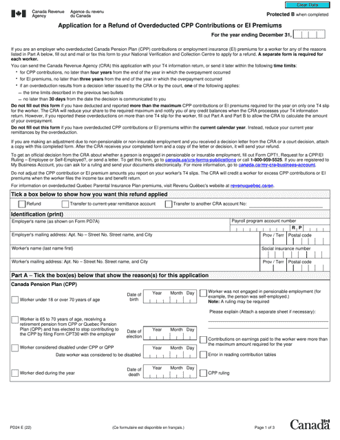 Form PD24  Printable Pdf