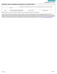 Form PD24 Application for a Refund of Overdeducted Cpp Contributions or Ei Premiums - Canada, Page 3