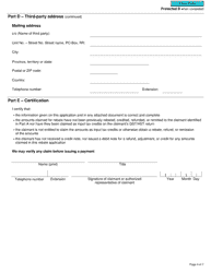 Form GST189 General Application for Gst/Hst Rebates - Canada, Page 4