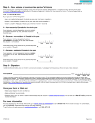 Form CTB9 Income of Non-resident Spouse or Common-Law Partner for the Canada Child Benefit - Canada, Page 2