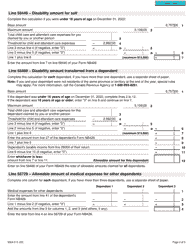 Form 5004-D Worksheet NB428 New Brunswick - Canada, Page 2