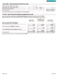 Form 5004-D Worksheet NB428 New Brunswick - Canada, Page 3