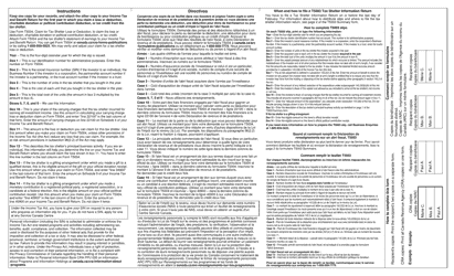 Form T5003 Statement of Tax Shelter Information - Canada (English/French), Page 2