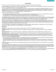 Form T1090 Joint Designation on the Death of a Rrif Annuitant, Prpp Member, or Alda Annuitant - Canada, Page 2