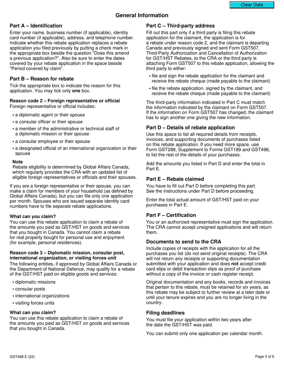 form-gst498-download-fillable-pdf-or-fill-online-gst-hst-rebate