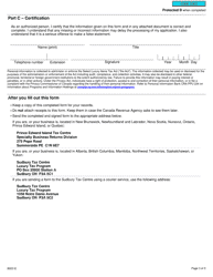 Form B503 Luxury Tax Rebate Application for Foreign Representatives - Canada, Page 3