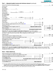 Form T691 Alternative Minimum Tax - Canada, Page 4