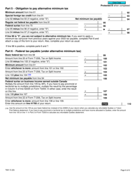 Form T691 Alternative Minimum Tax - Canada, Page 6