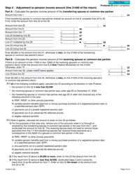 Form T1032 Joint Election to Split Pension Income - Canada, Page 3