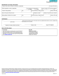 Form T1061 Canadian Amateur Athlete Trust Group Information Return - Canada, Page 2