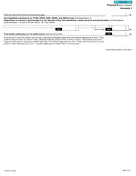 Form T3 Schedule 1 Dispositions of Capital Property - Canada, Page 2