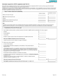 Form T2152 Part X.3 Tax Return for a Labour-Sponsored Venture Capital Corporation - Canada, Page 2