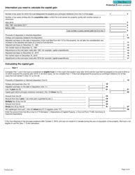 Form T1079 Designation of a Property as a Principal Residence by a Personal Trust - Canada, Page 3