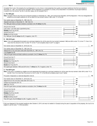 Form T1079 Designation of a Property as a Principal Residence by a Personal Trust - Canada, Page 5