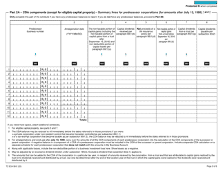 Form T2 Schedule 89 Request for Capital Dividend Account Balance Verification - Canada, Page 2