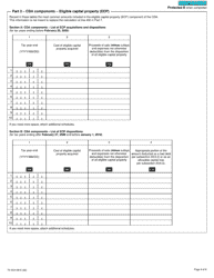 Form T2 Schedule 89 Request for Capital Dividend Account Balance Verification - Canada, Page 4