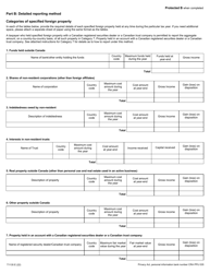 Form T1135 Foreign Income Verification Statement - Canada, Page 2