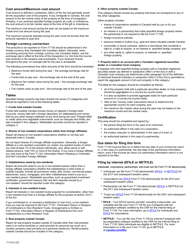 Form T1135 Foreign Income Verification Statement - Canada, Page 5