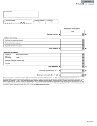 Form B263 Excise Duty Return - Licensed User - Canada, Page 5