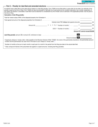 Form T2068 Election on Disposition of Property by a Partnership to a Taxable Canadian Corporation - Canada, Page 2