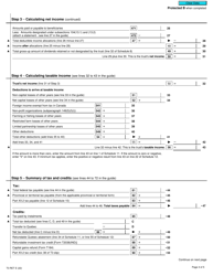 Form T3 RET Trust Income Tax and Information Return - Canada, Page 4