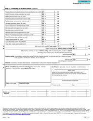 Form T3 RET Trust Income Tax and Information Return - Canada, Page 5