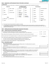 Form T100A Application for a Selling Instrument Identification Number (Sitin) - Canada, Page 2